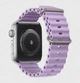 Силиконовый ремешок Ocean Band Light purple для Apple watch 42 / 44 / 45 / 49 мм фиолетовый (ЕР-203542LP) - изображение 4