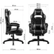 Геймерское кресло GT Racer X-2749-1 Fabric Gray/Black Suede - изображение 9