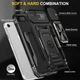 Ударопрочный чехол Camshield Army Ring для Apple iPhone 7 / 8 / SE (2020) (4.7") Черный / Black Без бренда - изображение 5