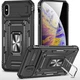 Удароміцний чохол Camshield Army Ring Apple iPhone X / XS (5.8") Чорний / Black Без бренду - зображення 1