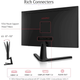 Монітор KOORUI 24E4 24" VA FHD 165Hz 1ms Cinema screen Flecker-Free HDMI+DP Black Б/В - изображение 7