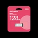 Flash A-DATA USB 3.2 UR 350 128Gb Silver/Black (UR350-128G-RSR/BK) - изображение 7