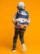Dziecięcy plecak Skip Hop Spark Style Little Kid Backpack Rocket 8 l Wielokolorowy (195861223146) - obraz 4