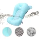 Матрасик коврик для ребенка в ванночку с креплениями Bestbaby 330 Blue - зображення 6