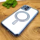 Чохол Hoco Diamond case with MagSafe для iPhone 11 Light Blue - зображення 2