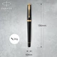 Ручка перова Parker URBAN 17 Muted Black GT FP F 30 011 - зображення 5