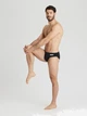 Плавки пляжні чоловічі Arena Team Swim Briefs Solid 004773-550 85 Чорні (3468336634776) - зображення 3