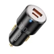 Автомобильний зарядний пристрій в прикурювач Essager Optimus Prime High Power Car Charger A+C 100W black (ECCAC-QTZ01) - зображення 1