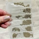 Бульонки для дизайна ногтей Золотые Микс размеров - изображение 1