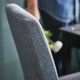 Стул IKEA BERGMUND, черный, Гуннаред классический серый, 794.815.86 - изображение 6