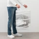 Корзина для белья IKEA ФИЛЛЕН белый, 79 л 605.220.49 - изображение 3