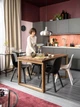 Стол IKEA МОРБИЛОНГА, дубовый шпон коричневая морилка, 140x85 см, 503.862.45 - изображение 3