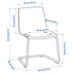 Стул IKEA ТОБИАС, прозрачный, хромированный, 803.496.71 - изображение 9