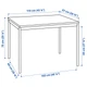 Стол IKEA SANDSBERG, черный, 110x67 см, 294.203.93 - изображение 7