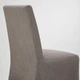 Стул средней длины с чехлом IKEA BERGMUND, белый, Нольхага серый, без, 393.900.03 - изображение 12