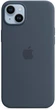 Чехол противоударный силиконовый OEMG Guard Shockproof Silicone Case with MagSafe для Apple iPhone 14 (6.1") Storm Blue (MPT53ZE/A) - изображение 2