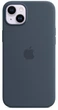 Чехол противоударный силиконовый OEMG Guard Shockproof Silicone Case with MagSafe для Apple iPhone 14 (6.1") Storm Blue (MPT53ZE/A) - изображение 3