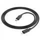 Кабель Hoco X88 Magic silicone 20W Type-C to Lightning 1m black - изображение 3