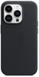 Чехол противоударный кожаный OEMG Guard Shockproof Leather Case with MagSafe для Apple iPhone 14 Pro (6.1") Midnight (MPPG3ZE/A) - изображение 3