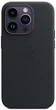 Чехол противоударный кожаный OEMG Guard Shockproof Leather Case with MagSafe для Apple iPhone 14 Pro (6.1") Midnight (MPPG3ZE/A) - изображение 4