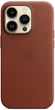 Чехол противоударный кожаный OEMG Guard Shockproof Leather Case with MagSafe для Apple iPhone 14 Pro (6.1") Umber (MPPK3ZE/A) - изображение 4