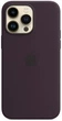 Чехол силиконовый OEM Silicone Case with MagSafe для Apple iPhone 14 Pro max Elderberry + Подарок защитное стекло Pixel для Apple iPhone - изображение 4