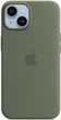 Чехол противоударный силиконовый OEMG Guard Shockproof Silicone Case with MagSafe для Apple iPhone 14 (6.1") Olive (MQU83ZE/A) - изображение 1