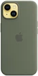 Чехол противоударный силиконовый OEMG Guard Shockproof Silicone Case with MagSafe для Apple iPhone 14 (6.1") Olive (MQU83ZE/A) - изображение 2