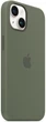 Чехол противоударный силиконовый OEMG Guard Shockproof Silicone Case with MagSafe для Apple iPhone 14 (6.1") Olive (MQU83ZE/A) - изображение 6