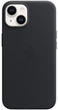 Чохол шкіряний Wave Premium AAA Leather Case with MagSafe для Apple iPhone 14 Midnight - зображення 3
