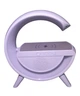Настольная лампа-ночник Led Wireless Charging Speaker Google (BT2301) 15W беспроводная с колонкой, радио и беспроводной зарядкой White - изображение 3