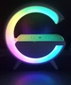 Настольная лампа-ночник Led Wireless Charging Speaker Google (BT2301) 15W беспроводная с колонкой, радио и беспроводной зарядкой White - изображение 6