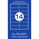 Этикетка самоклеящаяся Buromax BM.2831 - изображение 3