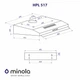 Вытяжка плоская Minola HPL 517 WH - изображение 11