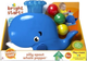 Zabawka edukacyjna Bright Starts Silly Spout Whale Popper (0074451109346) - obraz 1