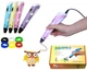 3D ручка c LCD дисплеем и пластиком для рисования Pen 2 Фиолетовый 110 V — 220 V (1517203085) TIN66 - изображение 5