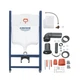 Комплект 4 в 1: Установка GROHE Rapid SL 3 в 1 3884966Q + Унітаз безободковий Kroner Harz WHI493735 - зображення 4