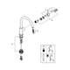 Змішувач для кухні Grohe QuickFix Start Classic 31553001 - зображення 5