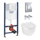 Комплект 4 в 1: Установка GROHE Rapid SL 3 в 1 3884966Q + Унітаз безободковий Kroner Harz WHI493735 - зображення 1