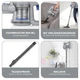 Акумуляторний циклонний пилосос CLEANmaxx Серый - зображення 6