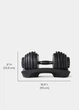 Bowflex 552i Select Tech - пара гантелей з регульованою вагою - зображення 4