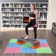Набір пазлів для підлогового покриття 9шт One Fitness MP10 зелений/чорний/червоний - зображення 9