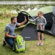 Туристичний намет Nils Camp NC6012 Trekker зелений-сірий - изображение 13