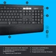 Комплект бездротовий Logitech Wireless MK850 Performance Black (920-008226) - зображення 5