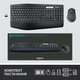 Комплект бездротовий Logitech Wireless MK850 Performance Black (920-008226) - зображення 9