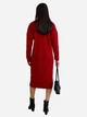 Платье вязаное миди женское ARTKNIT Оливия One Size Красное (4823093454965) - изображение 2
