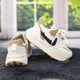 Кроссовки детские для девочки Lilin shoes молочного цвета 36 р (23 см) 5282 - изображение 7