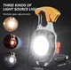 Аккумуляторный LED фонарик W5147 (Type-C, 7 режимов, магнит, прикуриватель, отвертка) - изображение 1