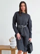 Платье вязаное миди женское ARTKNIT Оливия One Size Графит (4823093454941) - изображение 4