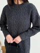 Платье вязаное миди женское ARTKNIT Оливия One Size Графит (4823093454941) - изображение 5